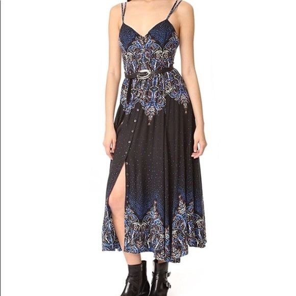 Free People By My Baby Button Front Maxi - Picture 10 of 11